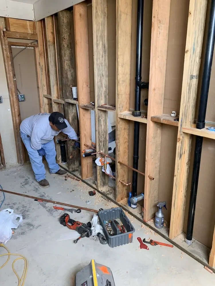 Commercial rough-in plumbing for Gas Line Repair in East Lake